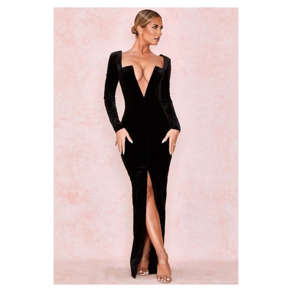 House of CB the Charlotte Plunge Maxi Dress